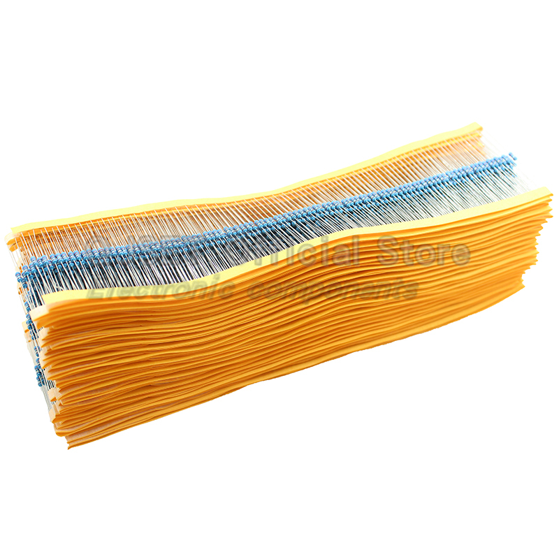 100pcs 1/4W Metal Film Resisto - Resistor Kit 1 4W ulasan dan harga